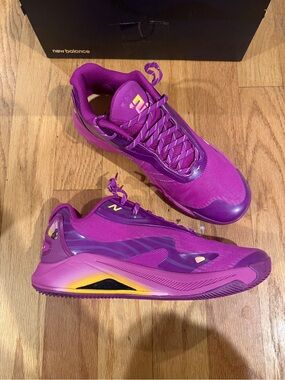 New Balance Kawhi 4 Purple Punch Athletic Sneaker Sz 10 BNWT
